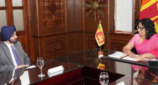 ලෝක බැංකුවේ සභාපති අගමැතිනිය හමුවෙයි...